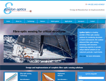 Tablet Screenshot of epsilonoptics.com